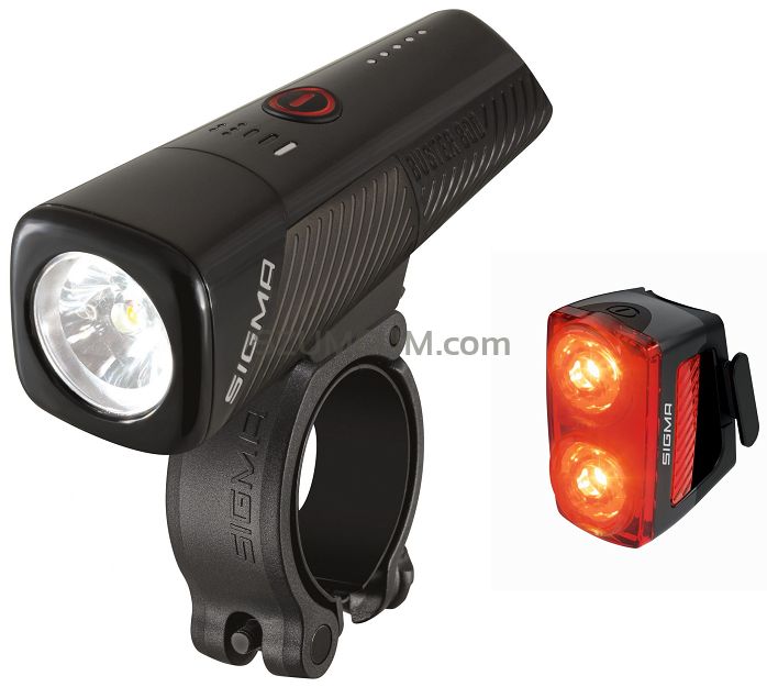 Lampa przednia Sigma Buster 800 FL + Buster RL 150