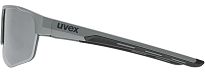 Okulary sportowe UVEX Axos set - grey matt / mirror silver - 4
