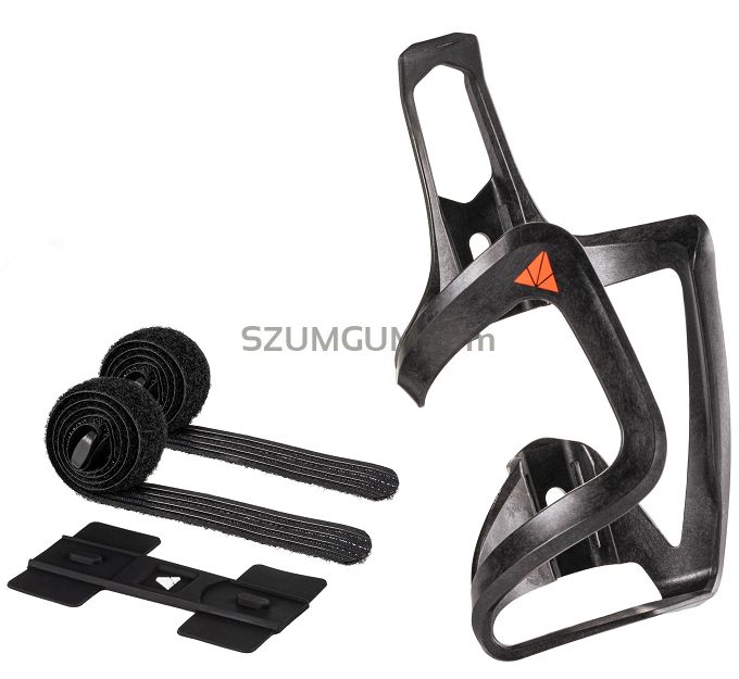 Koszyk na bidon Granite Aux Carbon Bottle Cage with Strap Kit