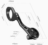 Uchwyt do licznika Rockbros FK-303 - Garmin / Bryton / Cateye  - 9
