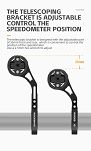 Uchwyt do licznika Rockbros FK-303 - Garmin / Bryton / Cateye  - 3