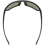 Okulary sportowe UVEX Sportstyle 806 - black matt / mirror blue - 5