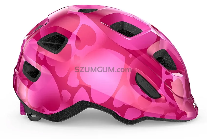 Kask dla najmłodszych MET Hooray - hearts różowy