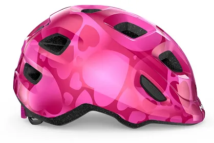 Kask dla najmłodszych MET Hooray - hearts różowy
