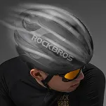 Kask rowerowy Rockbros LK-66 - czarny połysk - 5