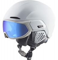 Kask zimowy, narciarski i snowboardowy Alpina ALTO Q-LITE - White matt (blue revo)