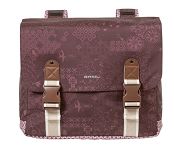Sakwa miejska podwójna BASIL BOHEME DOUBLE BAG 35L, mocowanie na paski lub MIK system - fig red - 3