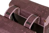 Sakwa miejska podwójna BASIL BOHEME DOUBLE BAG 35L, mocowanie na paski lub MIK system - fig red - 5