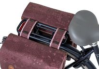 Sakwa miejska podwójna BASIL BOHEME DOUBLE BAG 35L, mocowanie na paski lub MIK system - fig red - 4