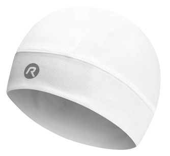 Czapka kolarska pod kask Rogelli Mesh - white