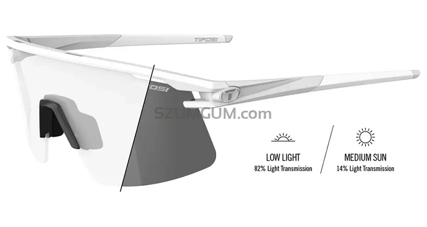 Okulary TIFOSI MOAB LITE FOTOTEC - matte white