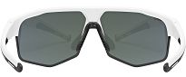 Okulary sportowe UVEX Axos set - white matt / mirror silver - 3