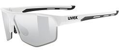 Okulary sportowe UVEX Axos set - white matt / mirror silver