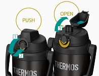 Duży termos nawadniający Thermos Sport 2.0L czarny - 6