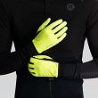 Rogelli LAVAL - cienkie rękawiczki sportowe - fluor-yellow/black - 2