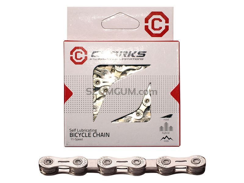 Łańcuch rowerowy CLARK'S YBN CSL-H11CR SHIMANO CAMPAGNOLO SRAM (11 Biegów, 1/2