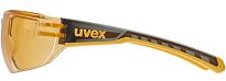 Okulary sportowe UVEX Equate - smoke-orange / mirror orange - 4