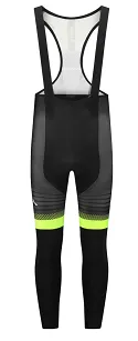 Spodnie kolarskie Rogelli Stryde - czarny-fluor