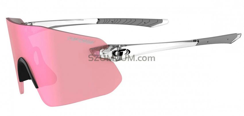 Okulary TIFOSI VOGEL SL crystal clear (1szkło Pink Mirror 15,4% transmisja światła)