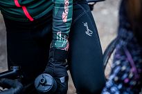 Damskie spodnie rowerowe Rogelli LIONA z wkładką żelową, czarne - 8