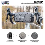 Torba rowerowa na kierownicę Rockbros Road to Sky TL001, 1,9 L, wodoodporna, szara - 5