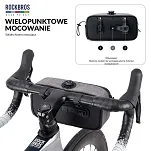 Torba rowerowa na kierownicę Rockbros Road to Sky TL001, 1,9 L, wodoodporna, szara - 8