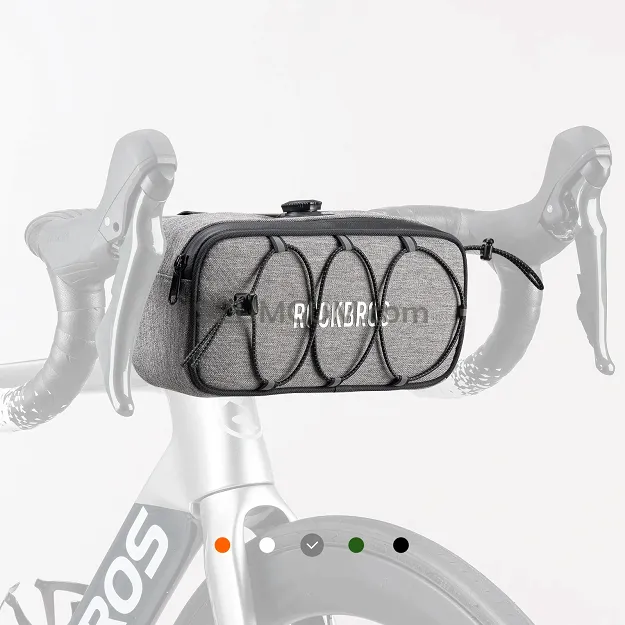 Torba rowerowa na kierownicę Rockbros Road to Sky TL001, 1,9 L, wodoodporna, szara