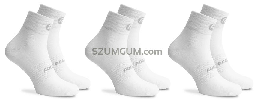 Funkcyjne skarpetki coolmax Rogelli CORE 3-pack, białe