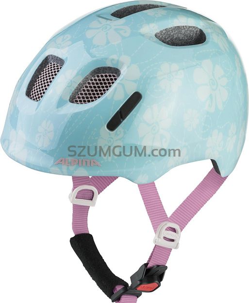 Kask rowerowy dziecięcy Alpina XIMO 2 - AQUA ROSE FLOWER