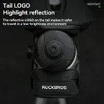 Multifunkcyjna torba podsiodłowa z uchwytem na bidon Rockbros P010 - black check - 19