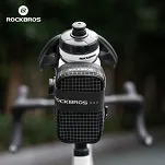 Multifunkcyjna torba podsiodłowa z uchwytem na bidon Rockbros P010 - black check - 8