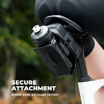 Multifunkcyjna torba podsiodłowa z uchwytem na bidon Rockbros P010 - black check - 11