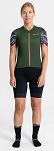Elegancka damska koszulka kolarska Rogelli LIQUID, khaki-koral - 5