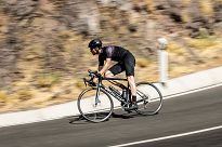 Spodenki rowerowe Rogelli ULTRARACING 2.0 (Ultracing) z wkładką żelową, czarne - 8