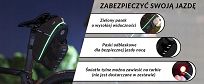 Torebka podsiodłowa z oświetleniem i miejscem na bidon 1,5L - Rockbros C39-1 - 8
