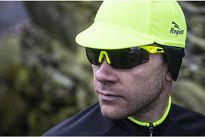 Czapka pod kask softshell Rogelli PROTTETIVO, fluor-yellow - 2