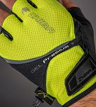 CHIBA rękawiczki rowerowe żelowe Gel Premium - żółte neon - 4