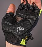 CHIBA rękawiczki rowerowe żelowe Gel Premium - żółte neon - 6