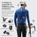 Rockbros R0 - inteligentna lampka  tylna z wieloma możliwościami montażu - 4