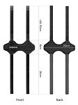 Pasek rowerowy z rzepem Rockbros 50210064001 na głośnik Bluetooth lub bidon - 10