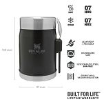 Termos obiadowy ze sztućcem Stanley CLASSIC - 0,4L -  Peach Rose - 4