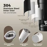 Uniwersalny kubek termiczny Qunature 480ml - purple - 7