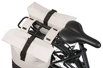 Torba miejska Basil Cove - Double Pannier Bag - 28-32L - off-white/black - 6