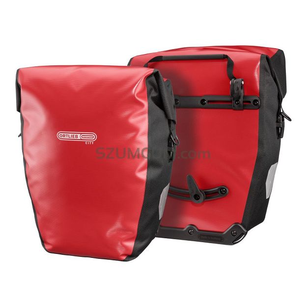 Sakwy rowerowe Ortlieb Back Roller City (kpl.) - Red-black
