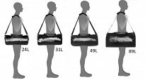 Torba podróżna, wór transportowy - Ortlieb Rack Pack PD620 - black - 4