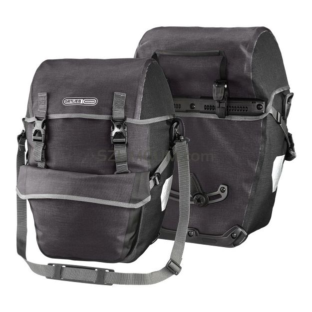 Sakwy rowerowe Ortlieb Bike-Packer Plus QL2.1 (kpl.) 42L - Granite black