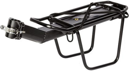 Bagażnik aluminiowy na sztycę, z bocznymi wspornikami SNC Sport Arsenal 220