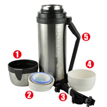 Uniwersalny termos Thermos Mountain - uniwersalny termos - elementy